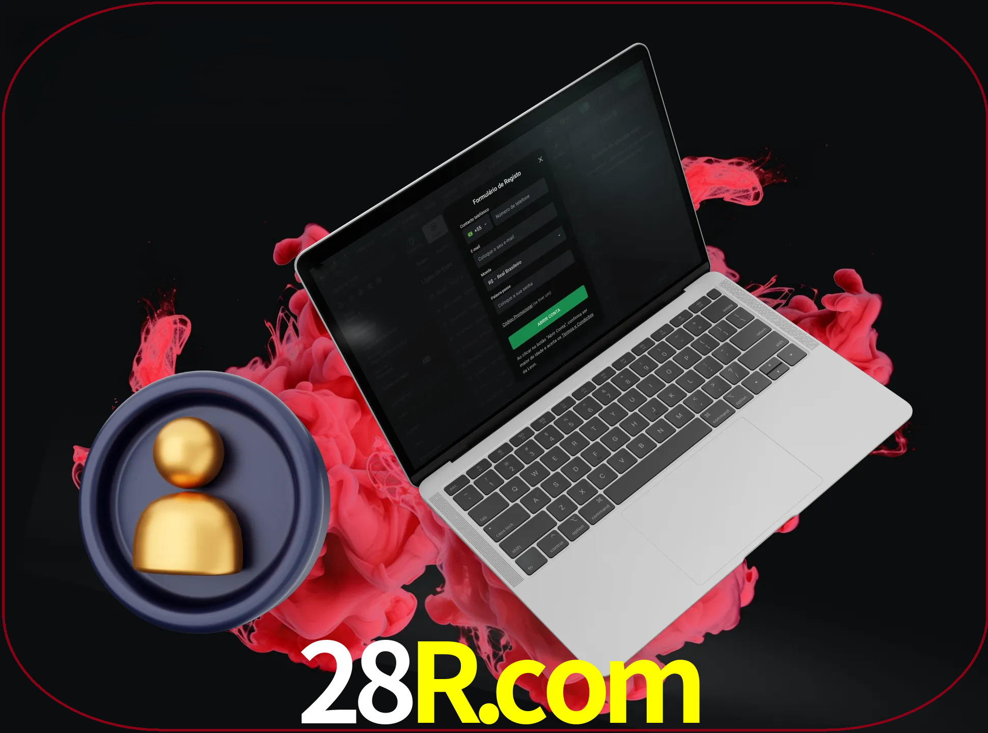 No cabeçalho do site 28r, clique no botão que o levará a um formulário especial onde terá de introduzir as suas informações actuais.